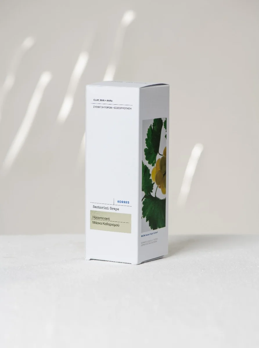 Masca pentru porii congestionati Volcanic SkinReset Mask Santorini Grape, 75ml, Korres