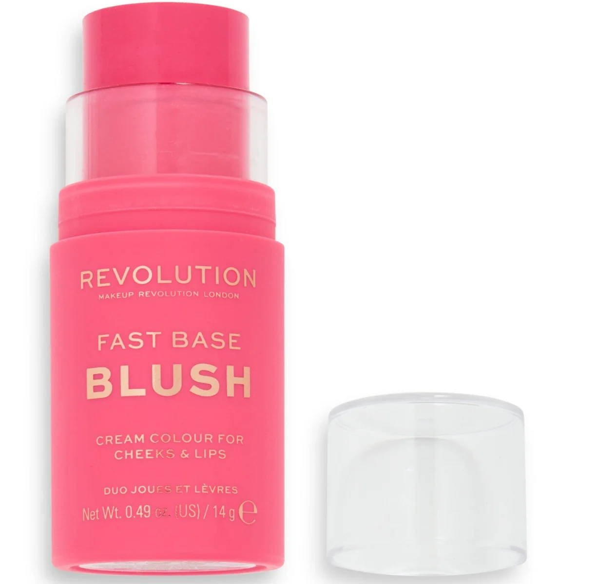 Fard de obraz Fast Base Blush Stick Rose, 14g, Makeup Revolution