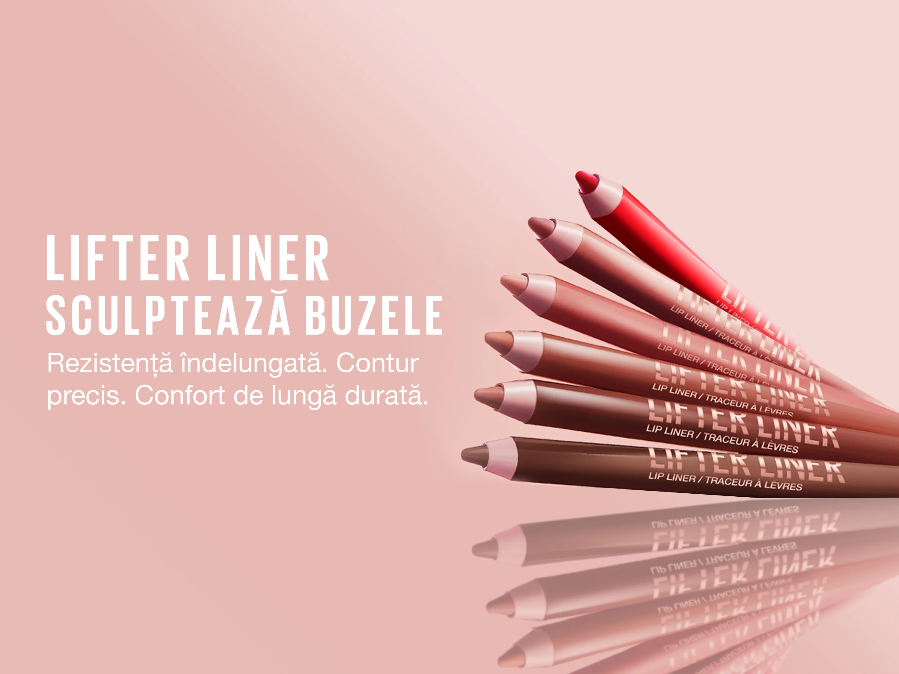 Maybelline Lifter Liner, creioane de buze cu rezistenta indelungata si contur precis. Maybelline Lifter Liner, creioane de buze cu rezistenta indelungata si contur precis.