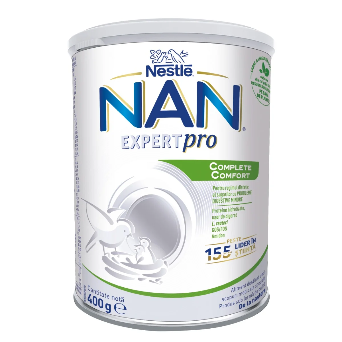 Formula de lapte Nan Complete Comfort +0 luni, 400g, Nestle