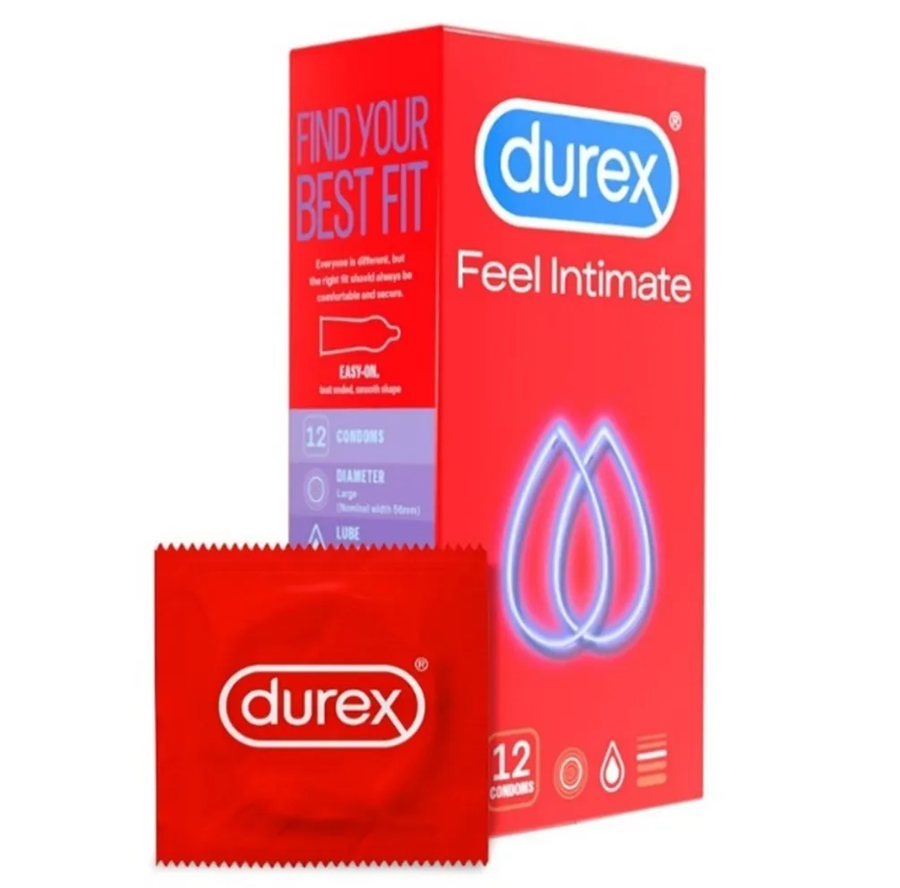 Prezervative Feel Intimate, 12 bucati, Durex 