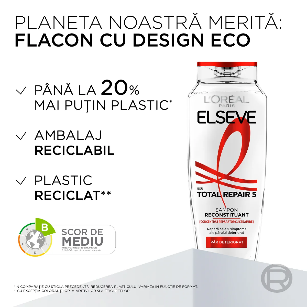 Sampon Total Repair, 250ml, Elseve