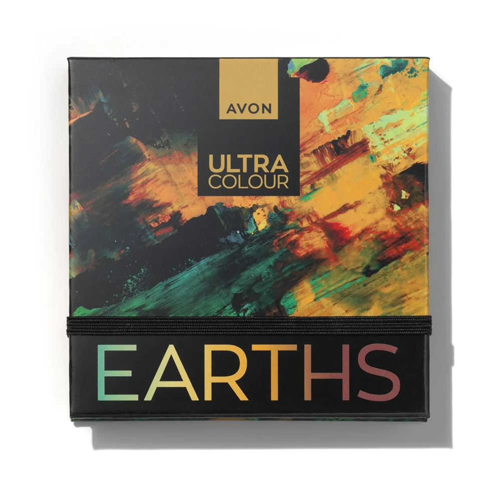 Paleta de farduri de pleoape Ultra Colour Earths, 6.3g, Avon