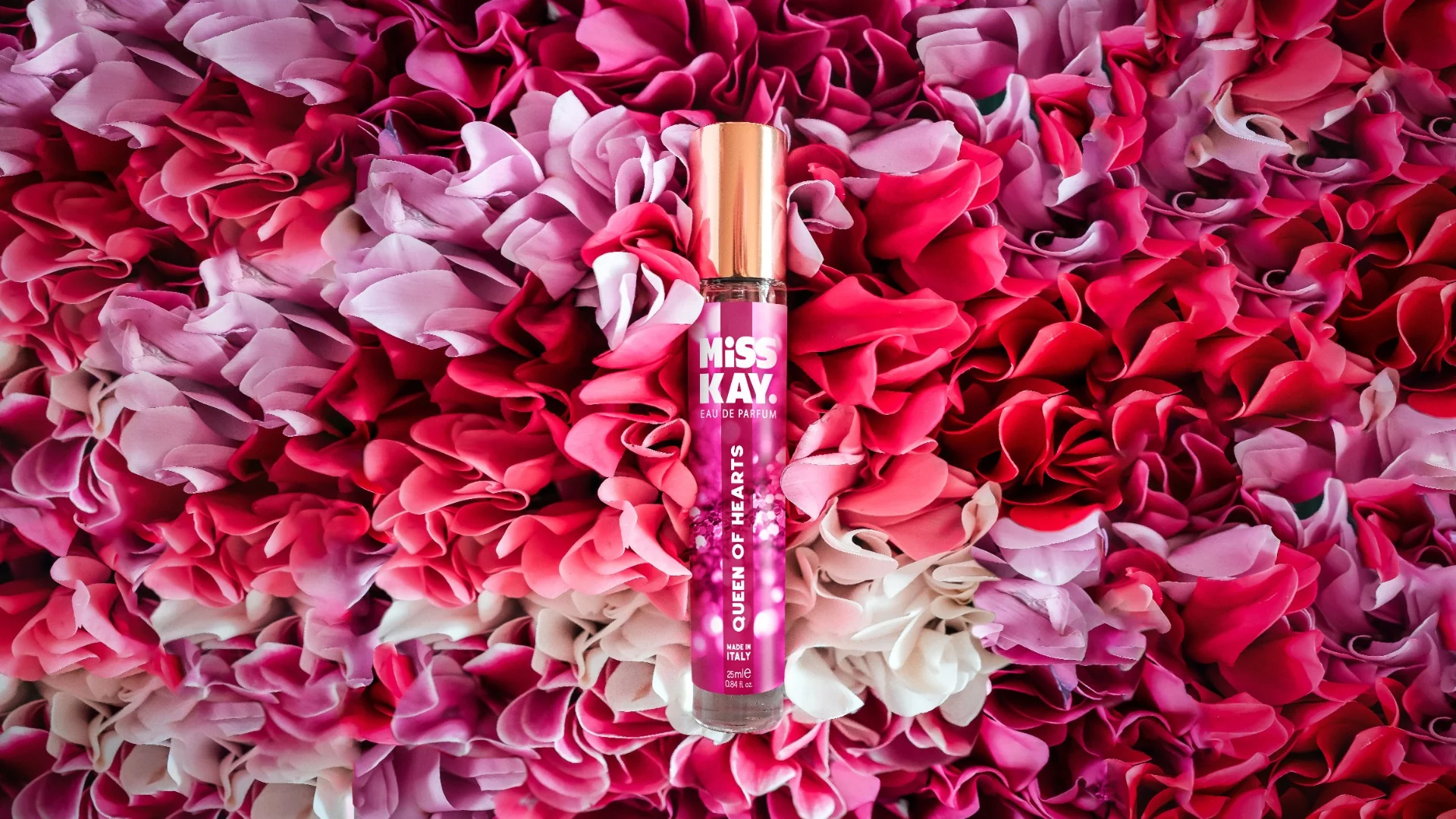 Apa de parfum pentru femei Queen of hearts, 25ml, Miss Kay 