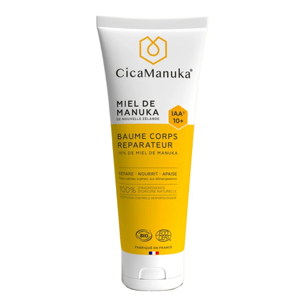 Balsam de corp reparator 10% miere de Manuka IAA10+, 200ml, CicaManuka