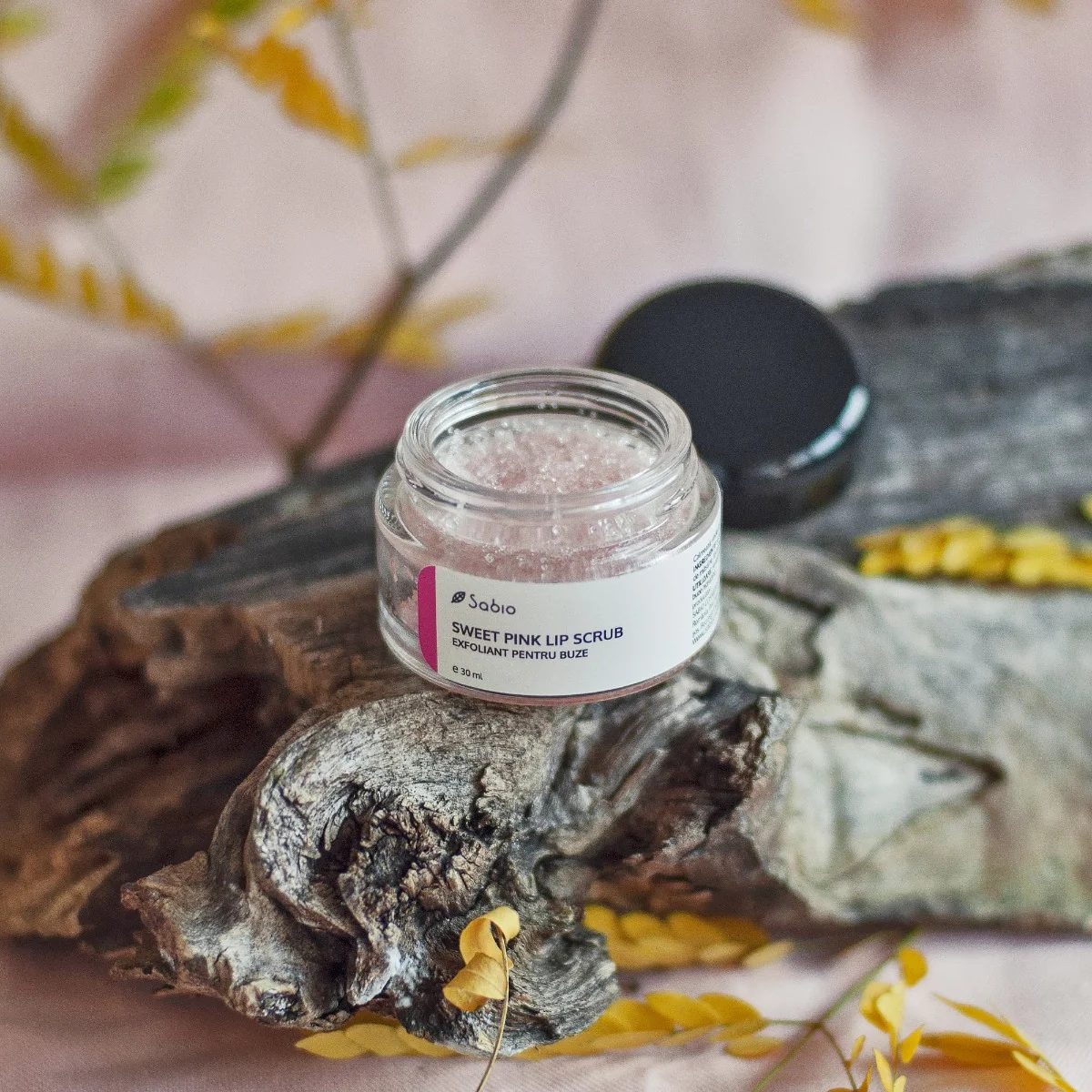 Exfoliant pentru buze Sweet Pink, 30ml, Sabio