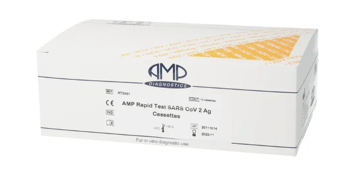 Test rapid AMP SARS-CoV-2 Ag, 10 bucati, Bio Max Pharma