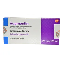 Augmentin 875mg/125mg, 14 comprimate filmate, GSK