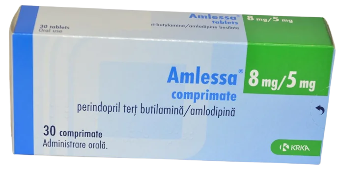 Amlessa 8mg/5mg, 30 comprimate filmate, KRKA