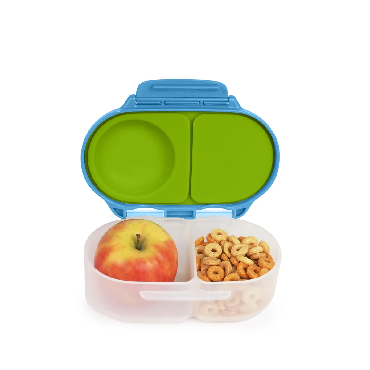 Caserola compartimentata pentru +3 ani Snackbox Albastru, 1 bucata, Bbox