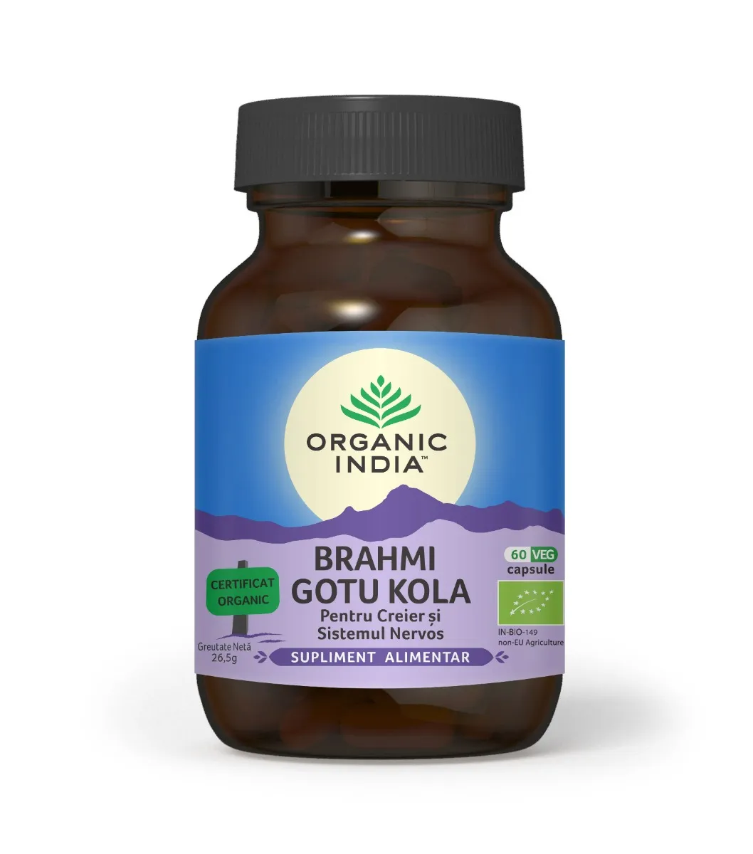 Brahmi Gotu Kola, 60 capsule, Organic India 