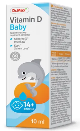 Dr. Max Vitamina D Baby​ picaturi, 10ml