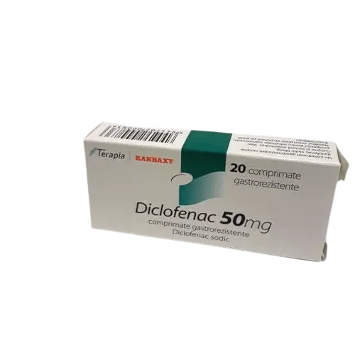 Diclofenac 50mg, 20 comprimate filmate gastrorezistente, Terapia