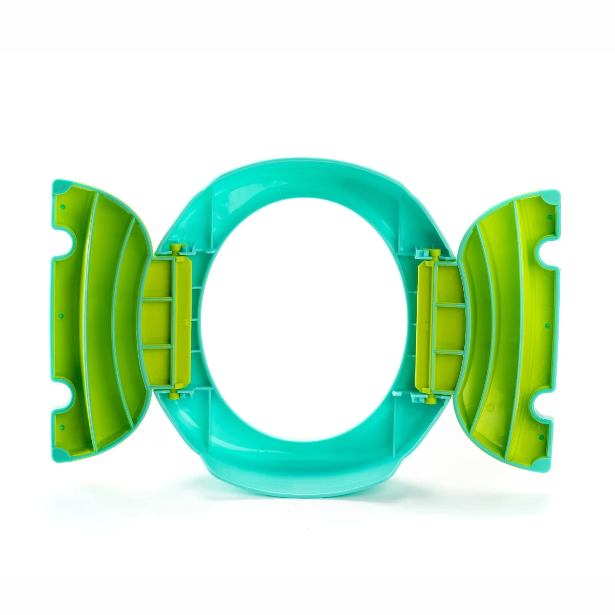 Olita portabila pliabila 2 in 1 15+ luni Turquoise + Verde, 1 bucata, Potette Plus