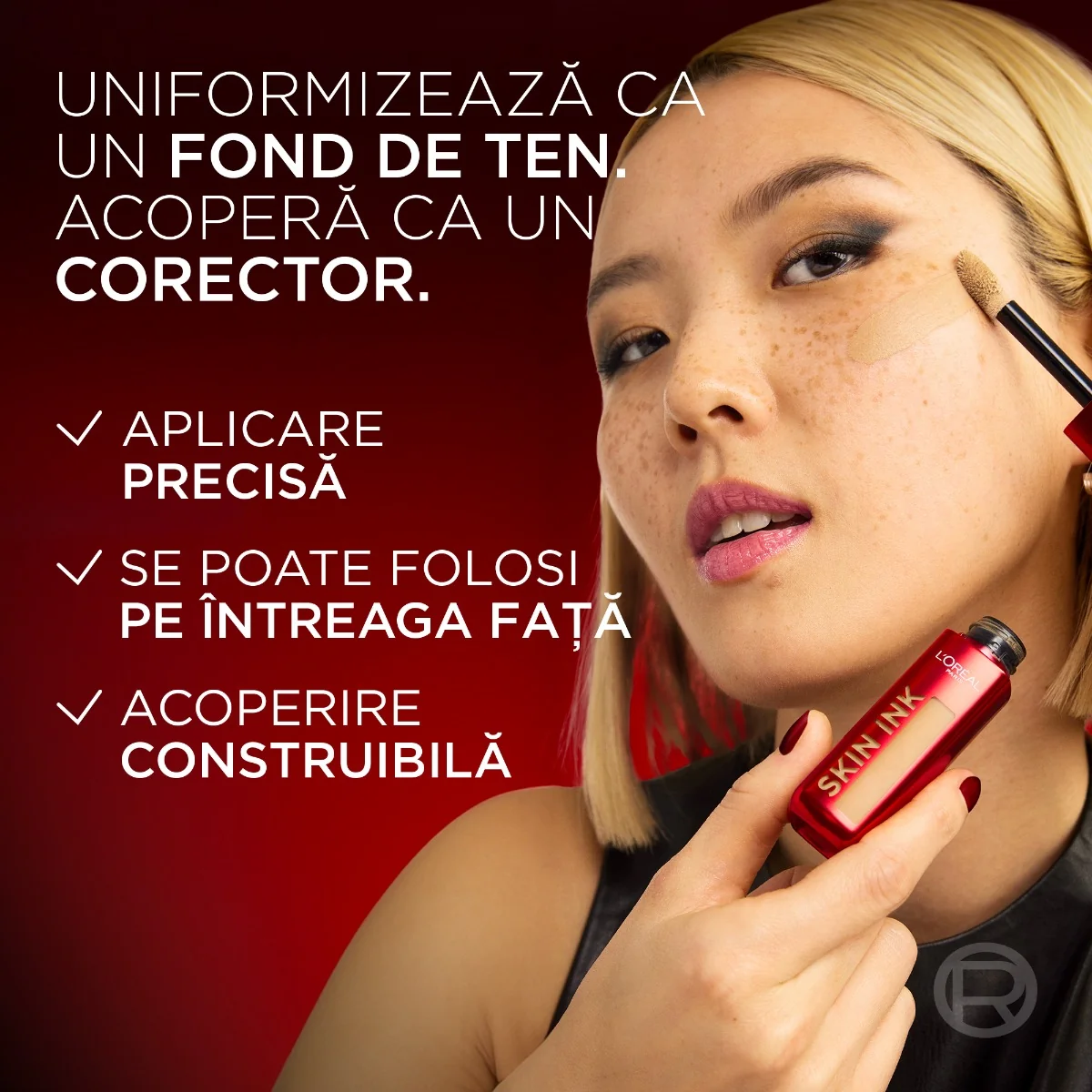 Fond de ten si corector 2 in 1 Infailible Skin Ink 20 Light Neutral, 15ml, L'Oreal Paris