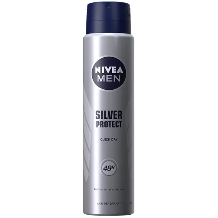 Deodorant spray pentru barbati Silver Protect, 250ml, Nivea