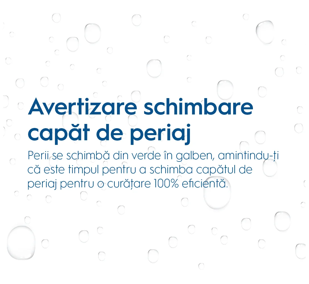 Avertizare schimbare capat de periaj Oral-B