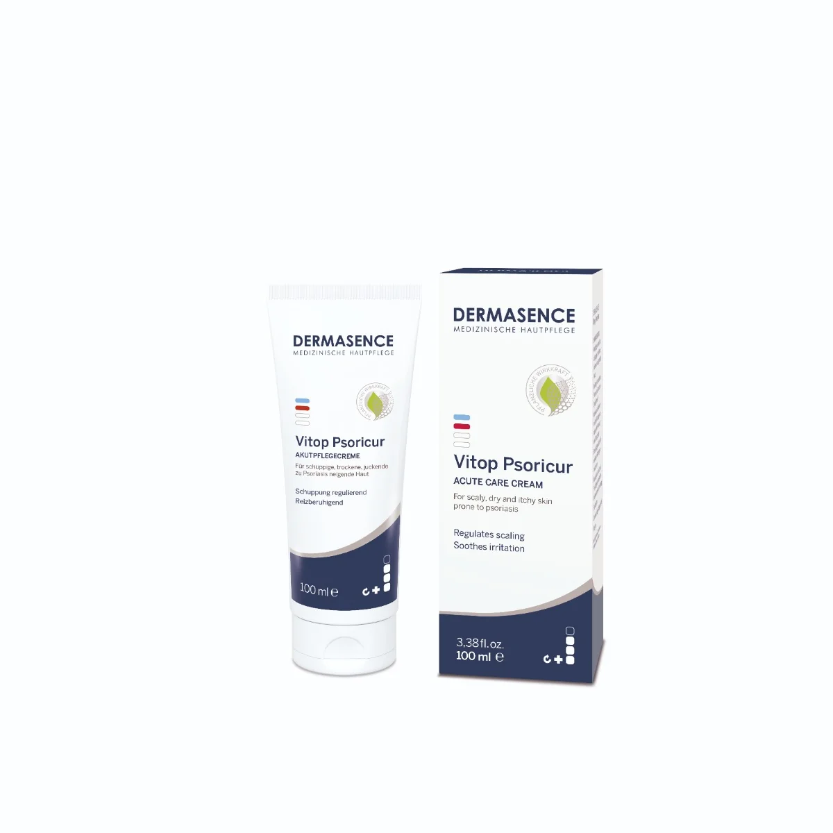Crema intensiva pentru piele cu tendinta de psoriazis Vitop Psorucur, 100ml, Dermasence