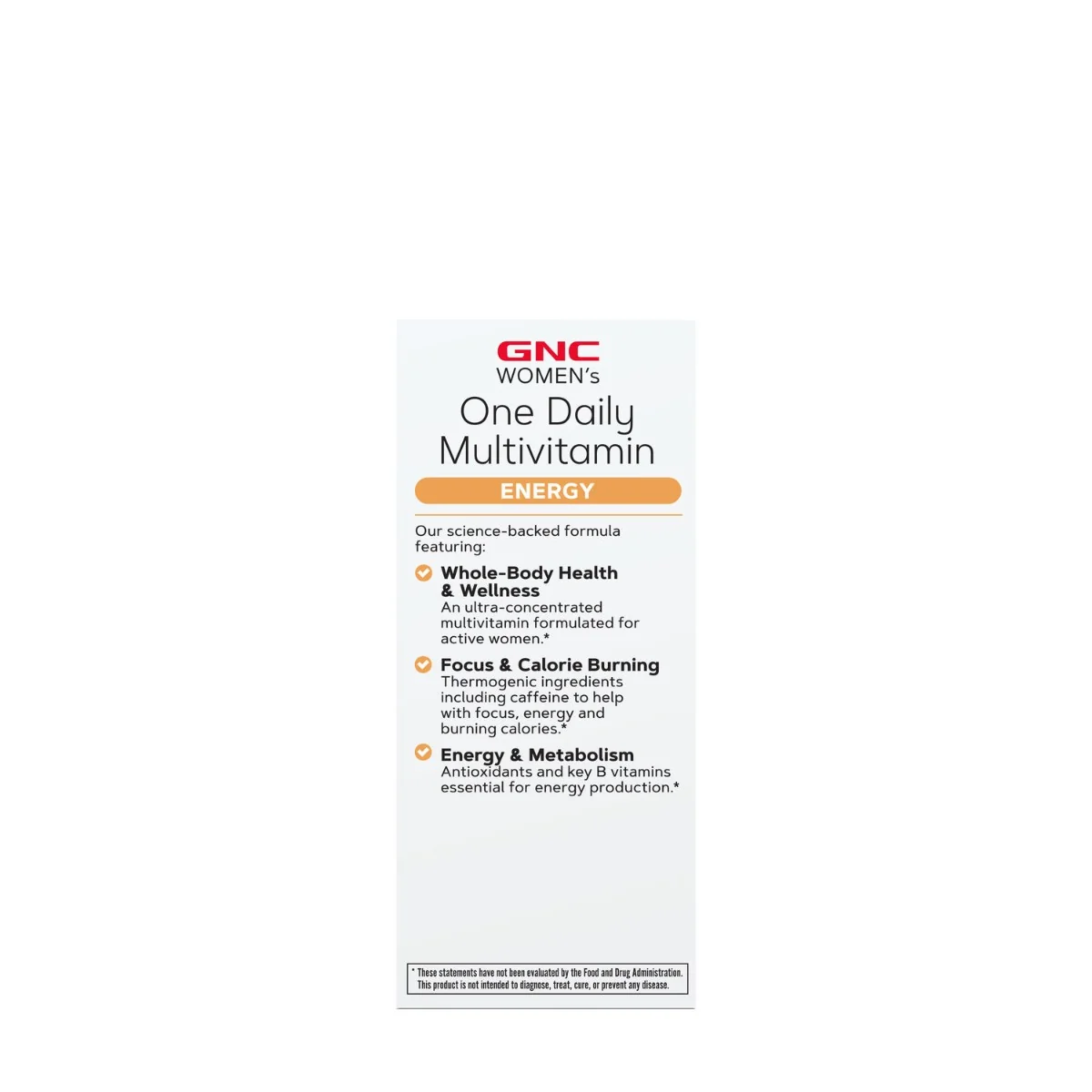 Formula energizanta multivitamine pentru femei Women`s One Daily Multivitamin Energy, 60 tablete, GNC
