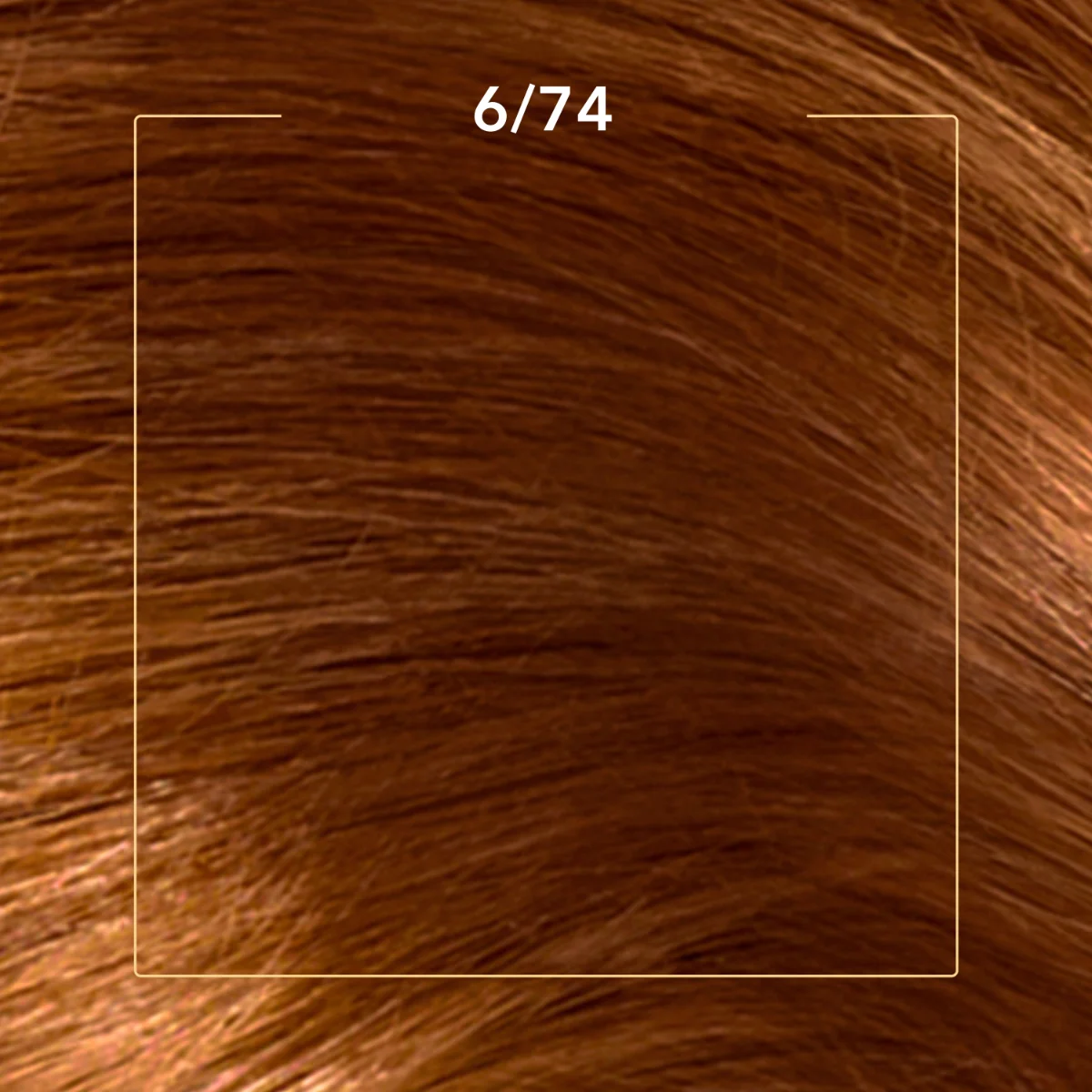 Vopsea de par permanenta Blond Inchis Chihlimbar 6/74 Color Perfect, 135ml, Wella