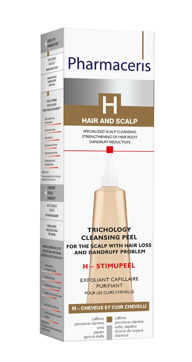 Peeling curatare pentru scalp cu matreata si caderea parului Stimupeel H, 125ml, Pharmaceris 