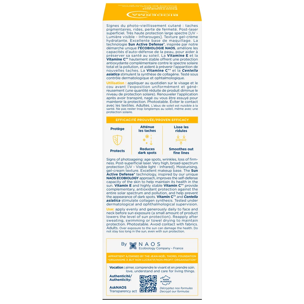 Gel-crema cu efect antioxidant impotriva petelor brune Photoderm Spot-Age SPF 50+, 40ml, Bioderma