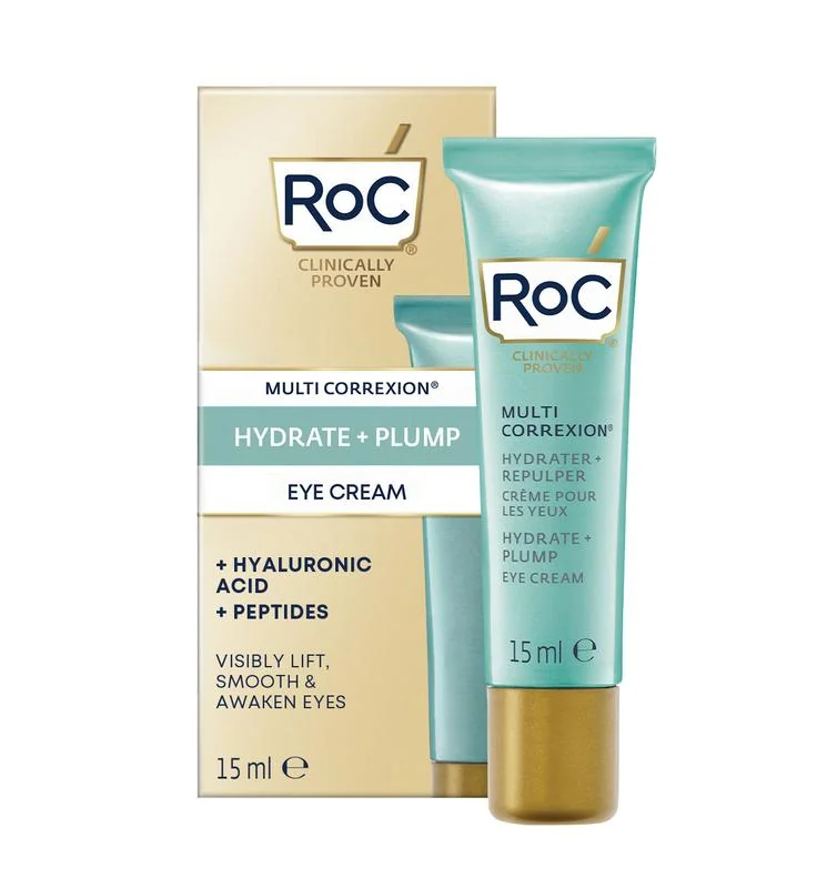 Crema pentru conturul ochilor Multi Correxion Hydrate + Plump, 15ml, RoC