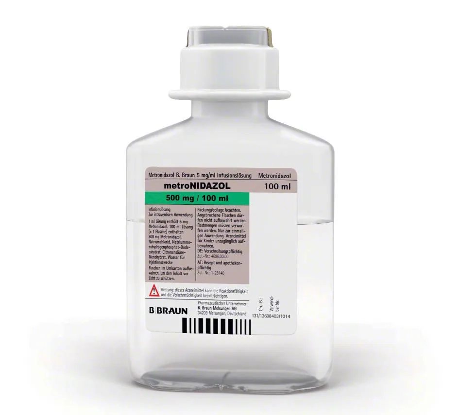 Metronidazol 5mg/ml, 100ml, B. Braun 
