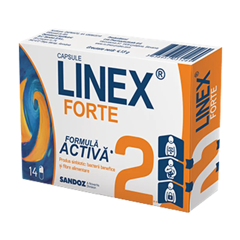 Linex Forte, 14 capsule, Sandoz | Dr. Max Farmacia