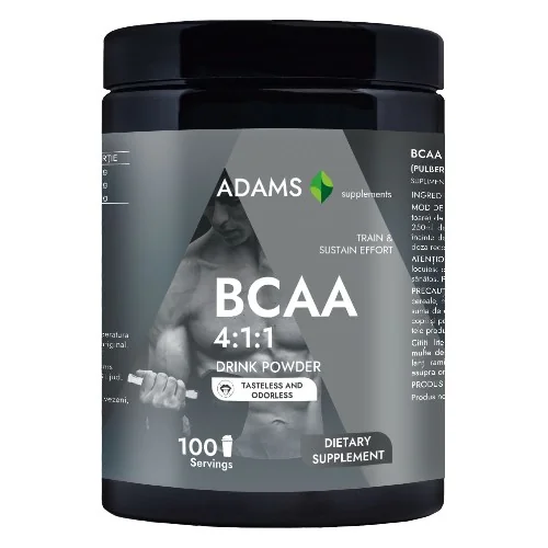 BCAA 4:1:1, fara aroma, 400gr, Adams Vision
