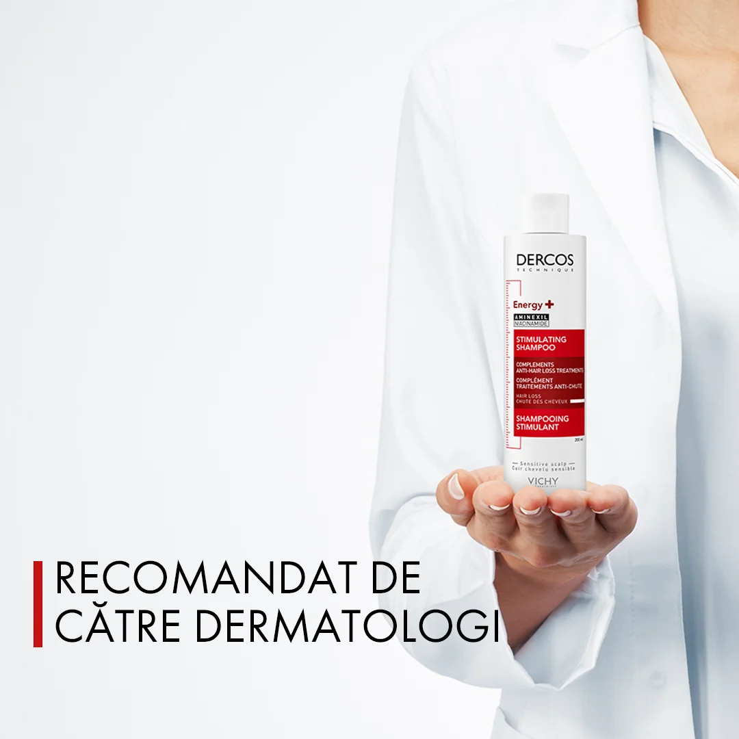 Sampon energizant impotriva caderii parului cu aminexil Energy+ Dercos, 200ml, Vichy