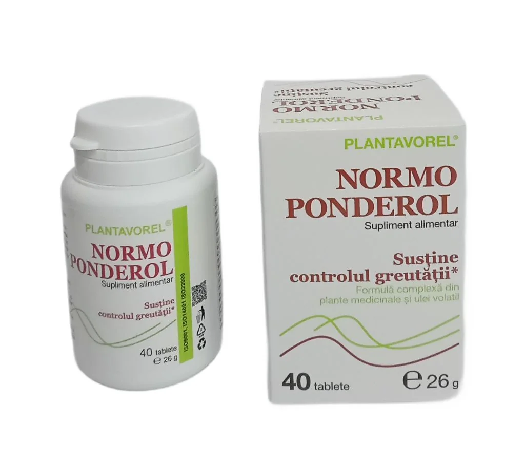 Normoponderol V, 40 tablete, Plantavorel