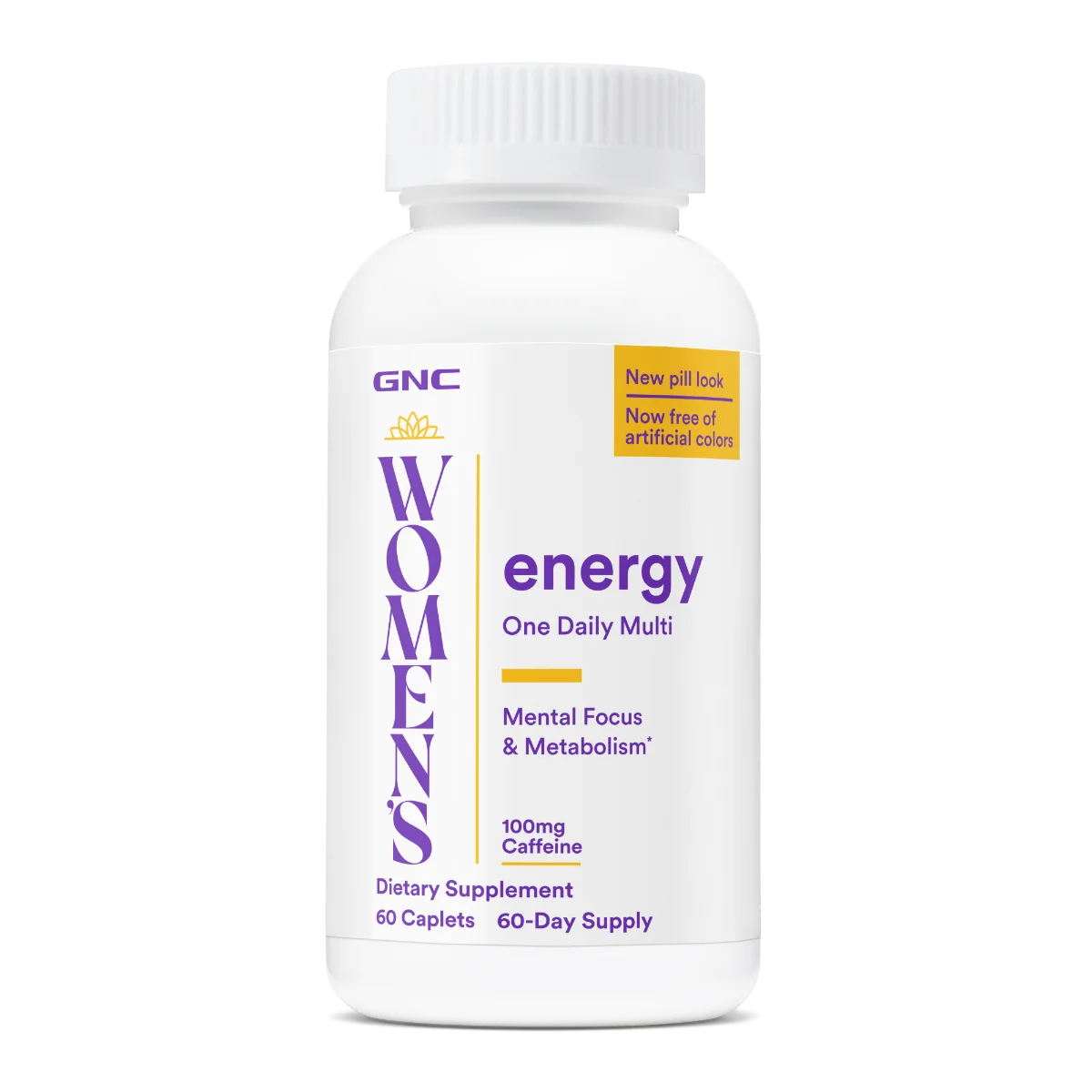 Multivitamine pentru Femei Energie si Metabolism Women`s One Daily Multivitamin Energy, 60 tablete, GNC 