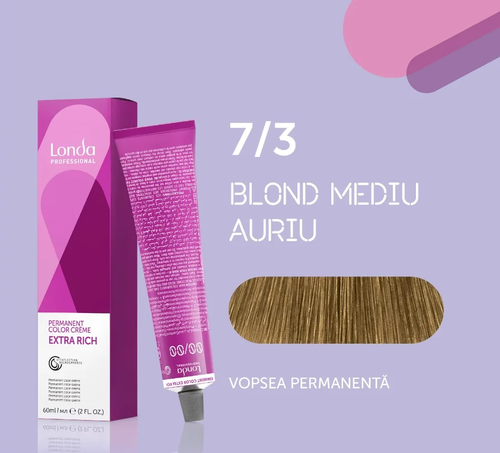 Vopsea permanenta 7/74 Extra Rich, 60ml, Londa Professional