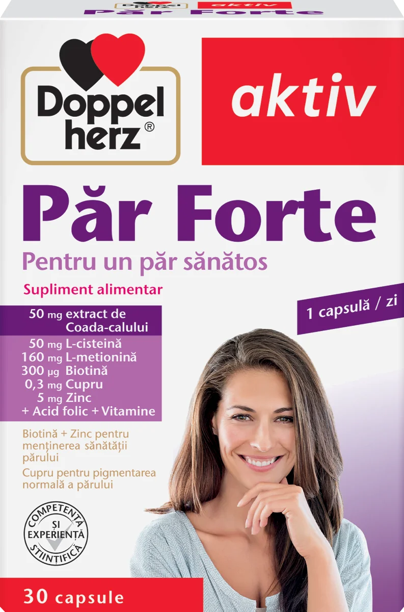 Par Forte ā vitamine pentru par, 30 capsule, Doppelherz