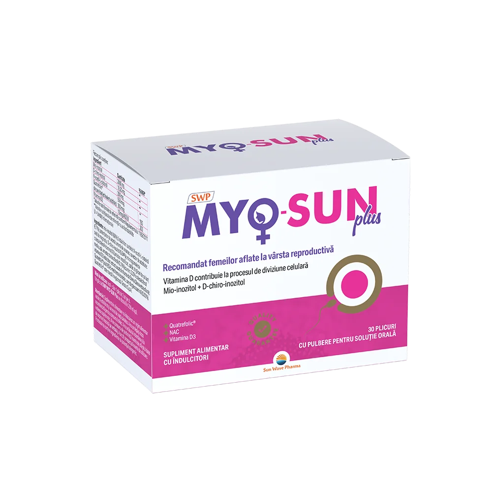 Myo-Sun Plus, 30 plicuri, Sun Wave Pharma