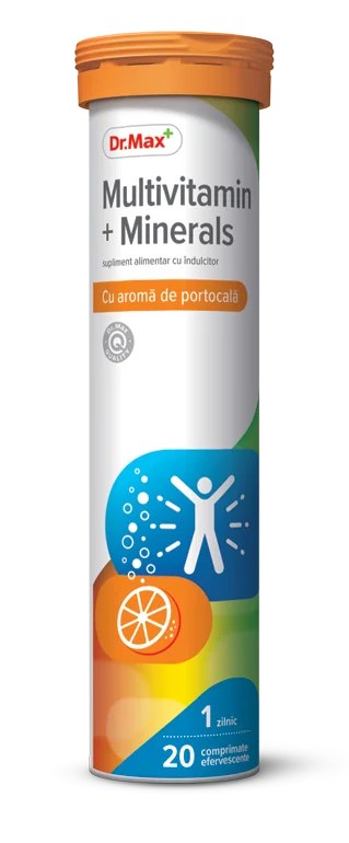 Dr. Max Multivitamine si minerale, 20 comprimate efervescente