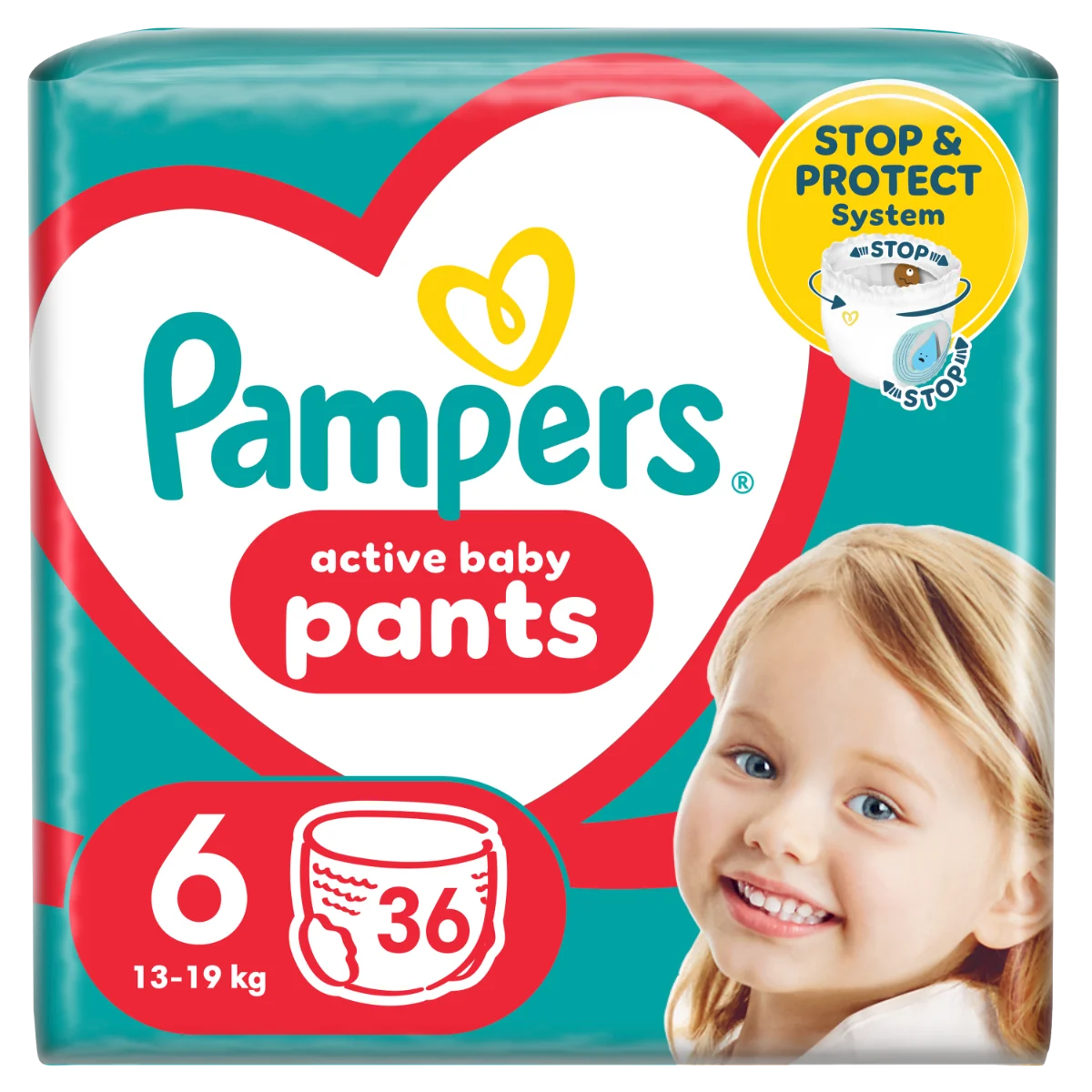 Scutece-chilotel Pants Marimea 6 Extra Large pentru 15+kg, 36 bucati, Pampers