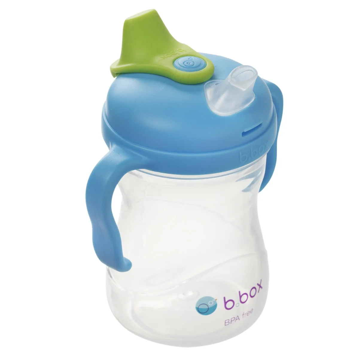 Cana cu 4 capace pentru +4 luni Albastru, 240ml, Bbox
