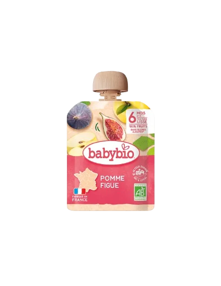 Piure de mere si smochine Bio, 90g, BabyBio