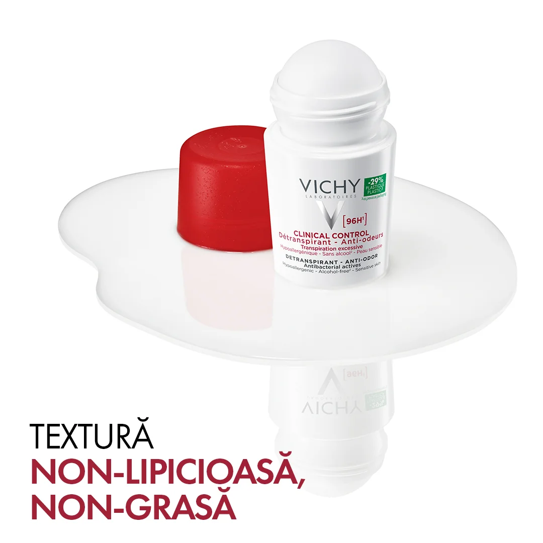 Deodorant roll-on antiperspirant 96h Clinical Control, 50ml, Vichy