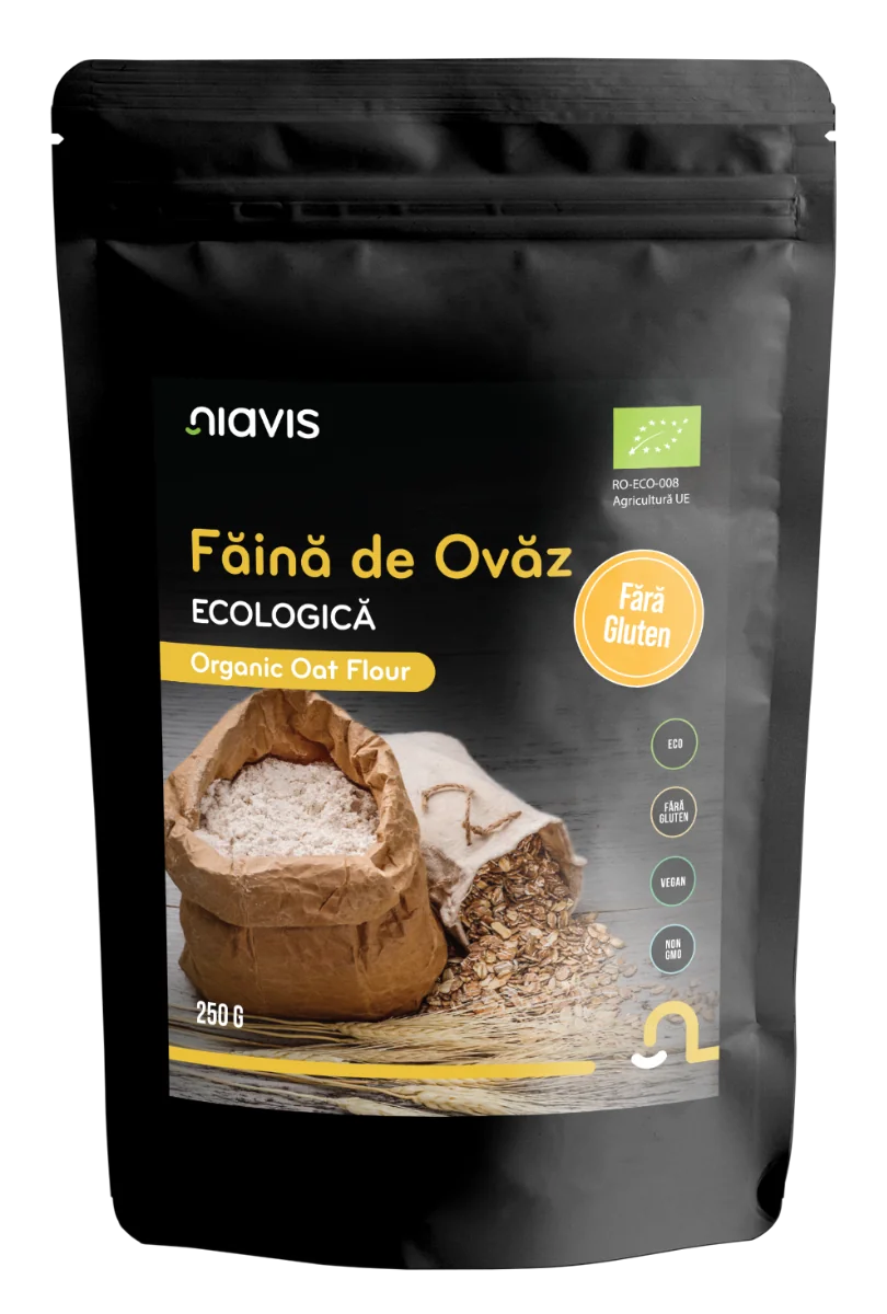 Faina de ovaz fara gluten Eco, 250g, Niavis
