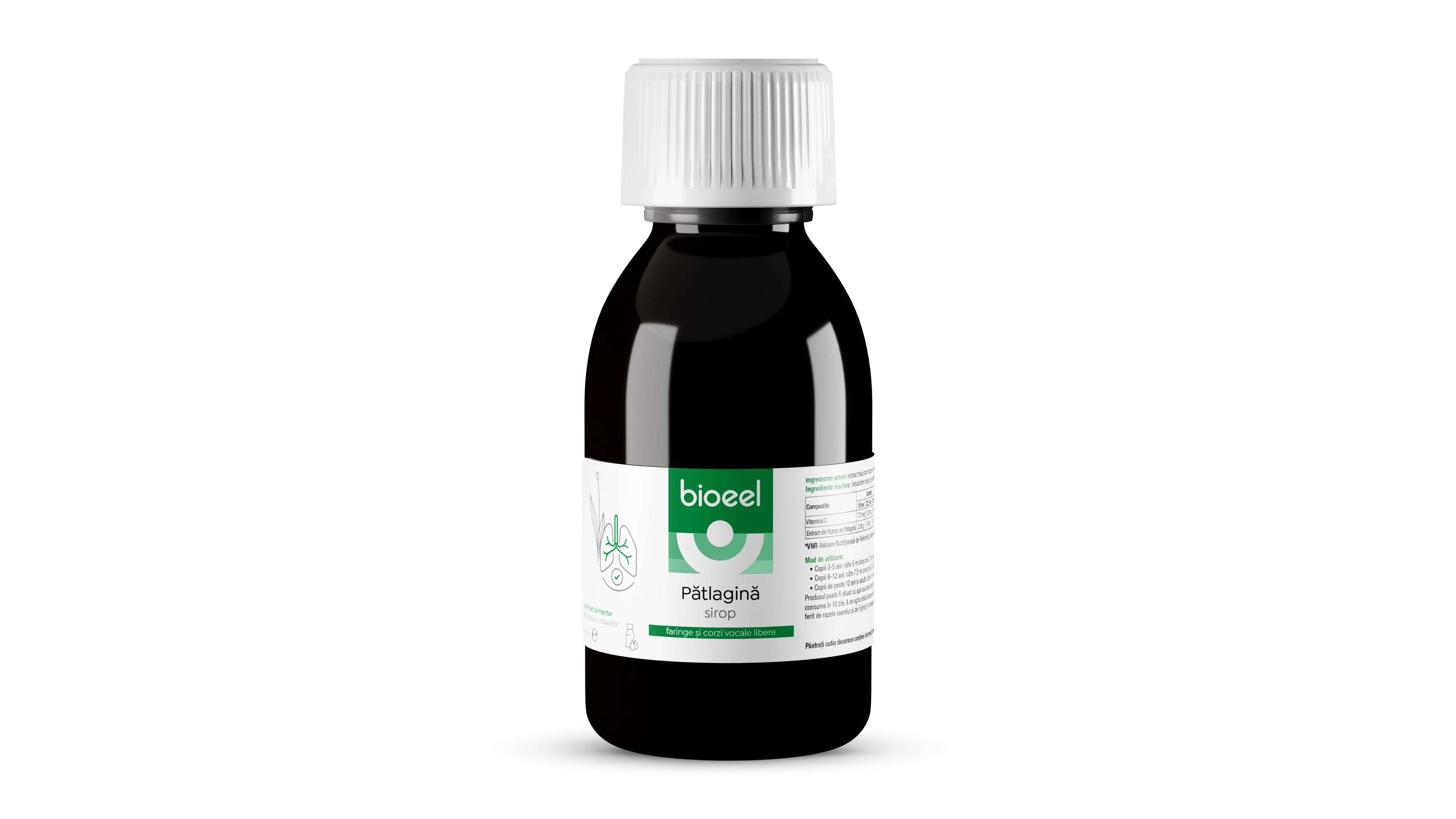 Sirop de patlagina, 120ml, Bioeel 