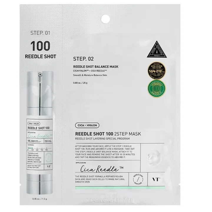 Masca de fata Reedle Shot 100, 1 bucata, VT Cosmetics