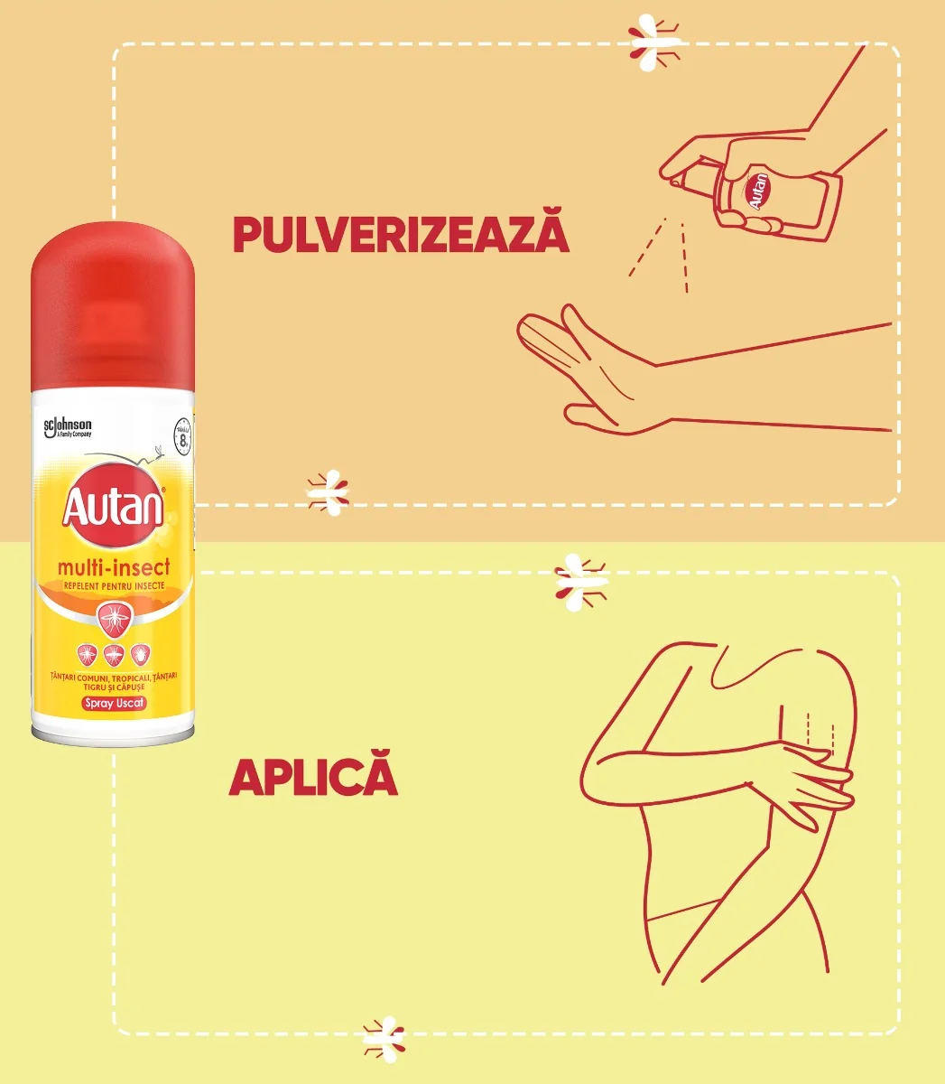 Spray repelent Multi-Insect, 100ml, Autan