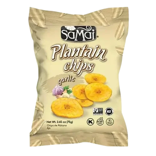 Veggie chips cu sare de mare Rainforest, 115g, Samai