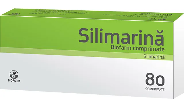 Silimarina 35mg, 80 comprimate, Biofarm 