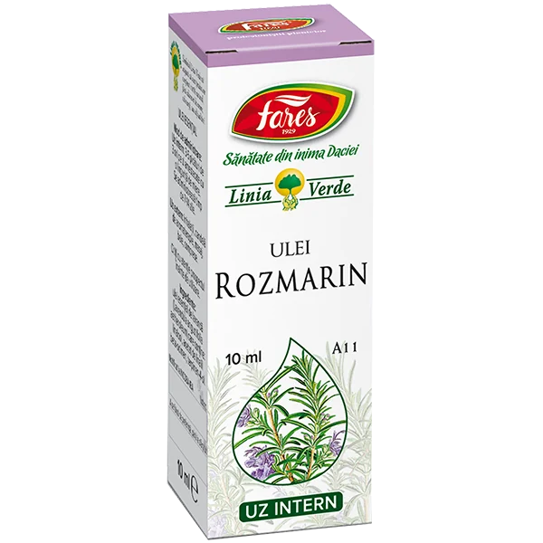 Ulei esential de rozmarin A11, 10ml, Fares