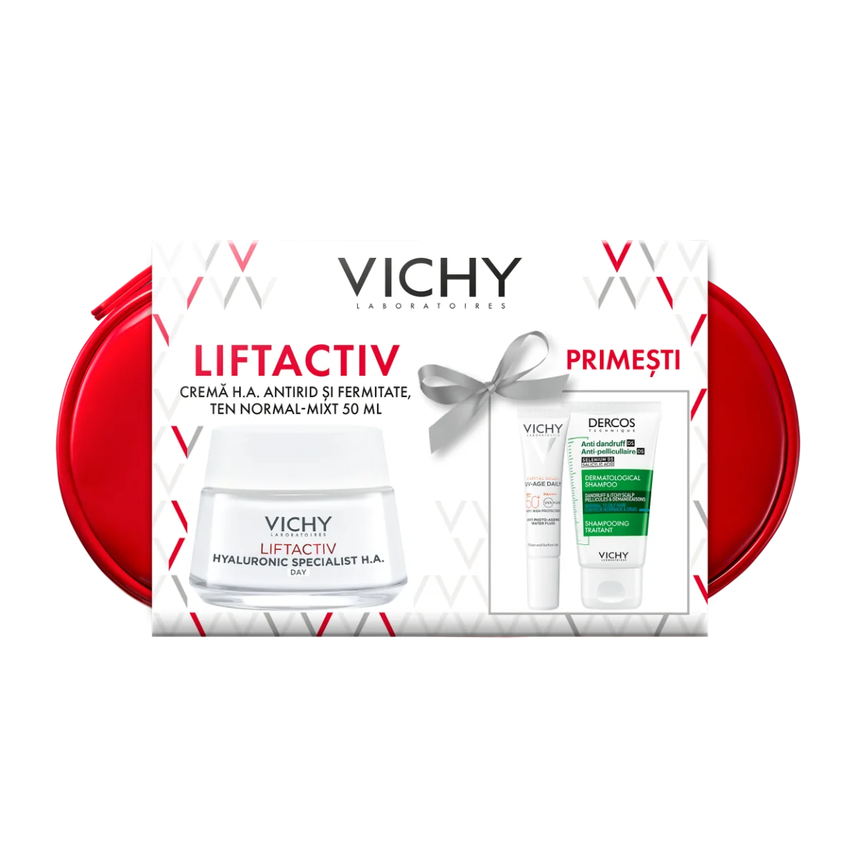 CADOU Set Liftactiv Hyaluronic Specialist H.A. pentru ten normal si mixt, Vichy