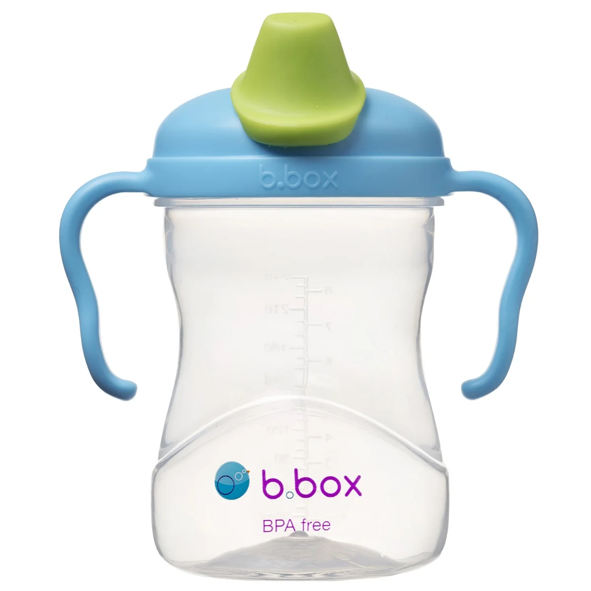 Cana cu 4 capace pentru +4 luni Albastru, 240ml, Bbox